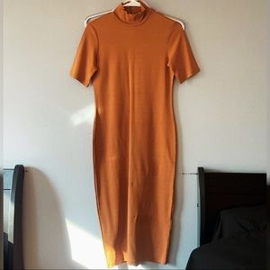 Long Tan Dress